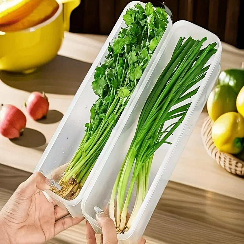 Clear Fresh Food Storage Containers – Refrigerator Organizer Box Set