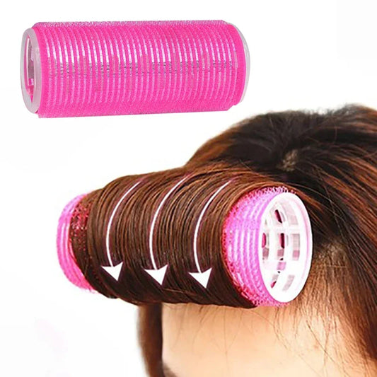 Large Self-Adhesive Hair Rollers – DIY Volumizing Hair Curlers