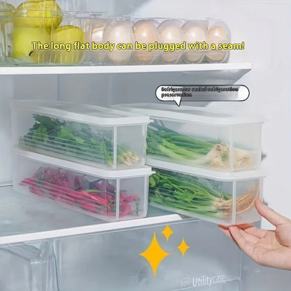 Clear Fresh Food Storage Containers – Refrigerator Organizer Box Set