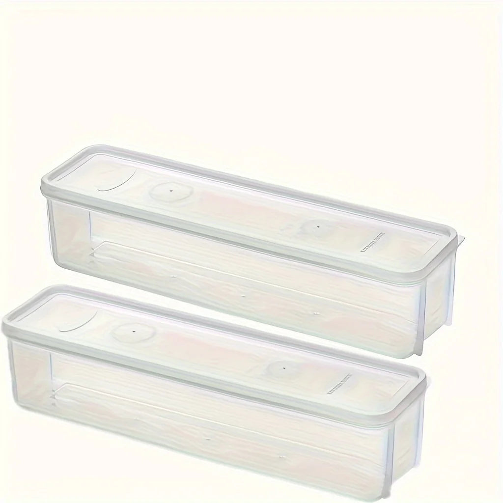 Clear Fresh Food Storage Containers – Refrigerator Organizer Box Set