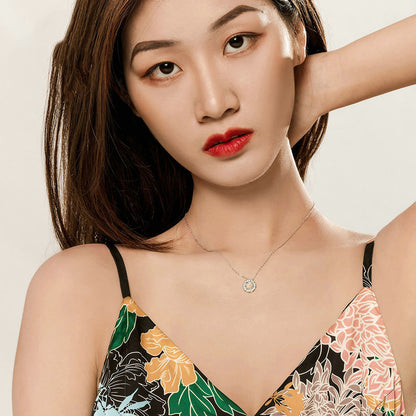Elegant S925 Daisy Flower Necklace