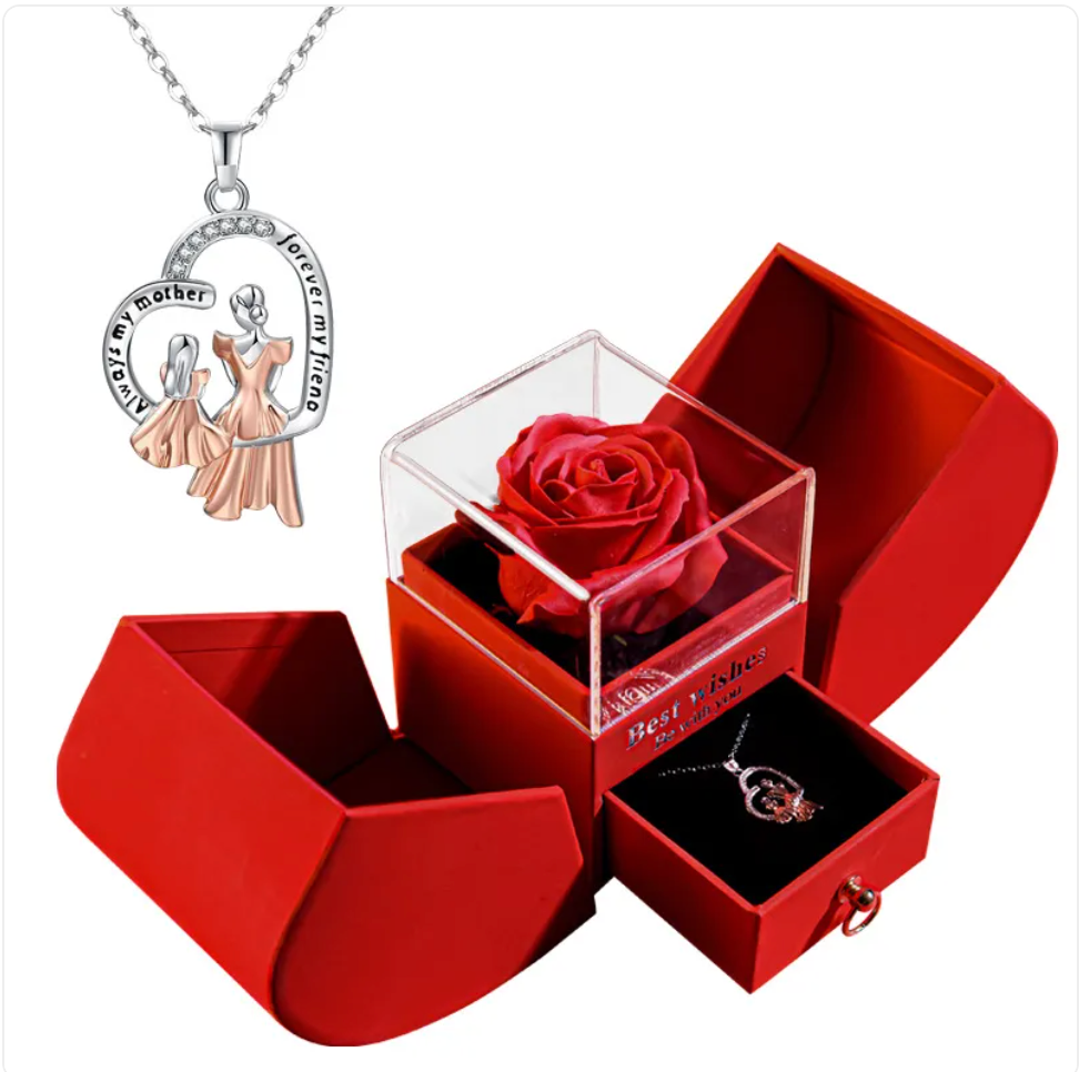 Luxury Rose Necklace Box