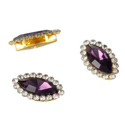 Luxury Crystal Rhinestone Hair Gems – Teardrop Glass Accessories