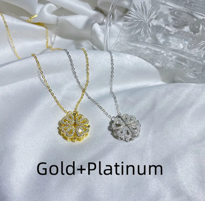 Minimalist Gold & Platinum Necklace