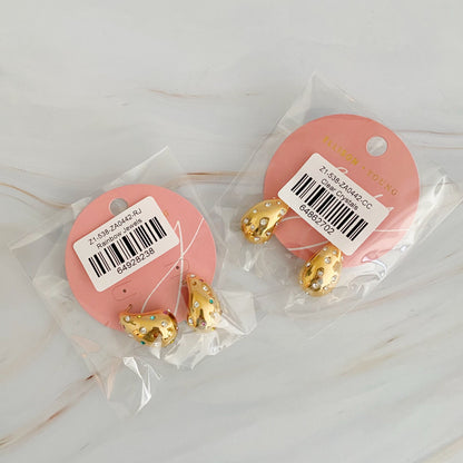 Glam Crystal Teardrop Earrings