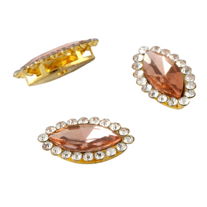 Luxury Crystal Rhinestone Hair Gems – Teardrop Glass Accessories