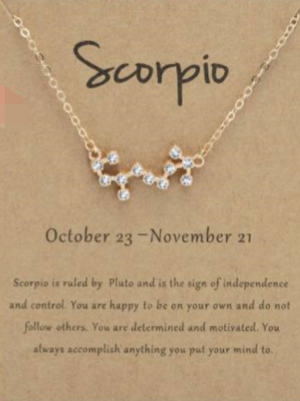 Zodiac Sign Necklace Set – Elegant Astrology Jewelry for Women