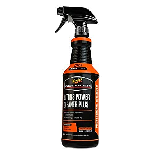 Meguiar’s Citrus Power Cleaner Plus – Multi-Surface Car Interior & Exterior Cleaner Spray (32oz)