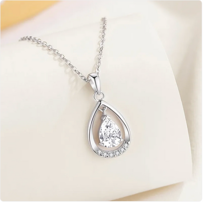 925 Sterling Silver Teardrop Necklace