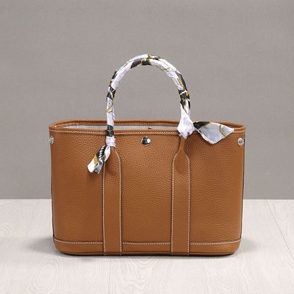 Luxury Korean Style Leather Tote Handbag for Women