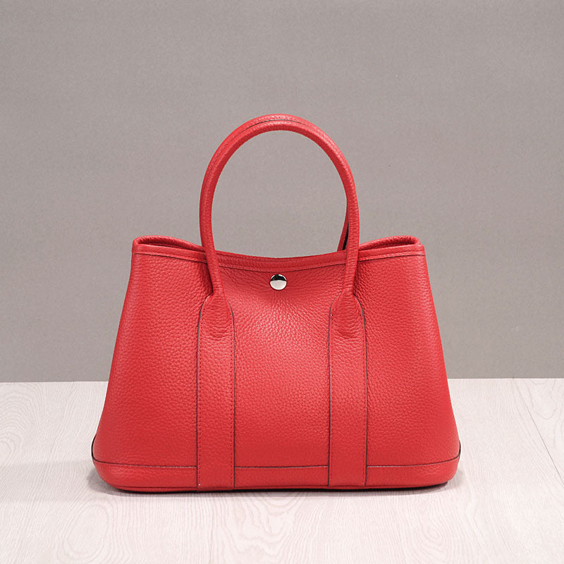 Luxury Korean Style Leather Tote Handbag for Women