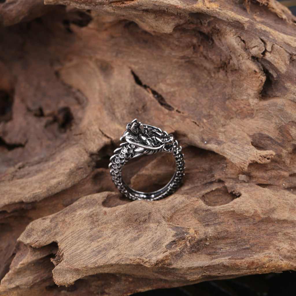 Retro Fantasy Dragon Ring