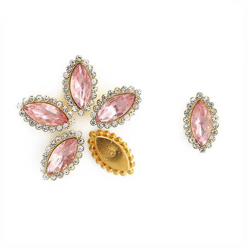Luxury Crystal Rhinestone Hair Gems – Teardrop Glass Accessories