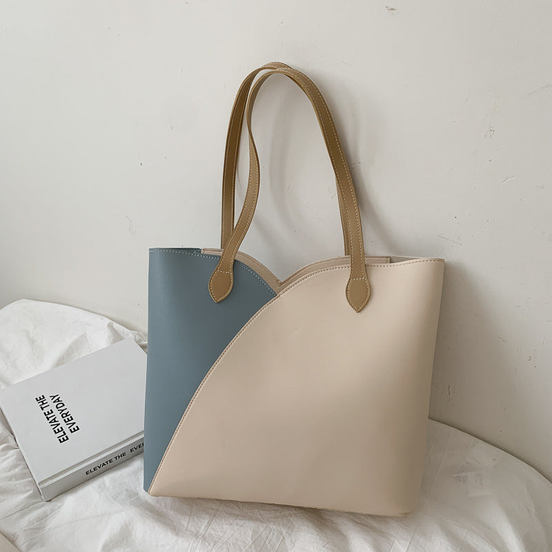 Minimalist Large Capacity Tote Bag – Elegant Women’s Shoulder Handbag