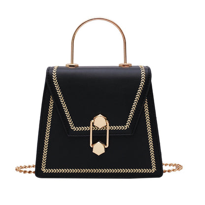 Luxury Chain Top Handle Messenger Handbag for Women