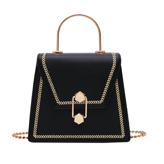 Luxury Chain Top Handle Messenger Handbag for Women