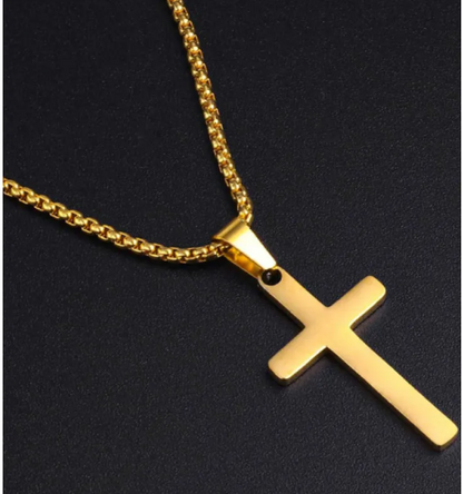 Minimalist Titan Cross Pendant