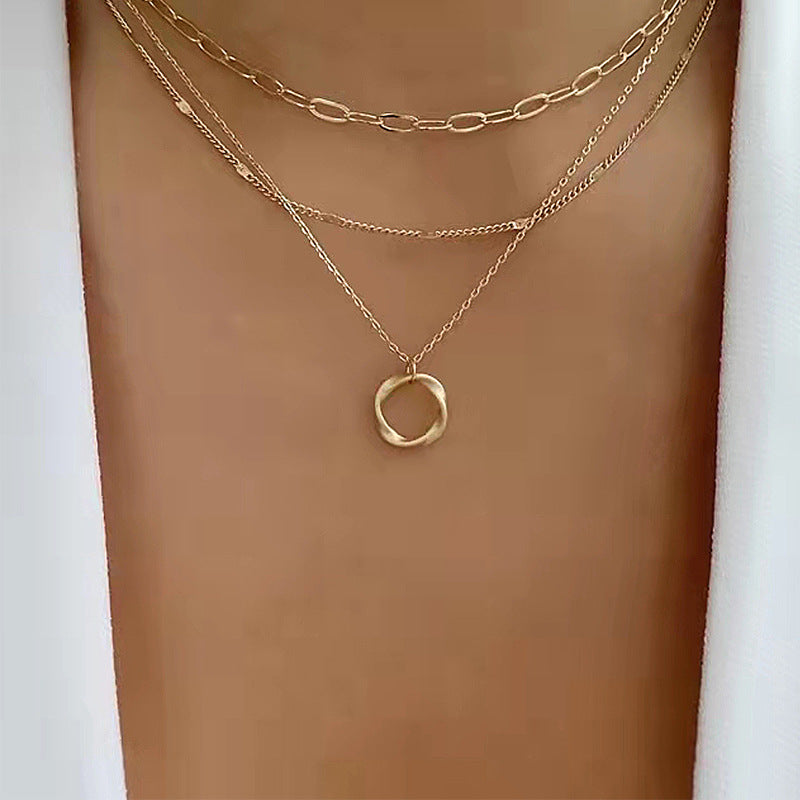 Luxury Layered Chunky Chain Necklace for Women