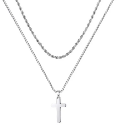 Minimalist Titan Cross Pendant