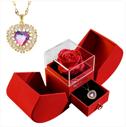Luxury Rose Necklace Box