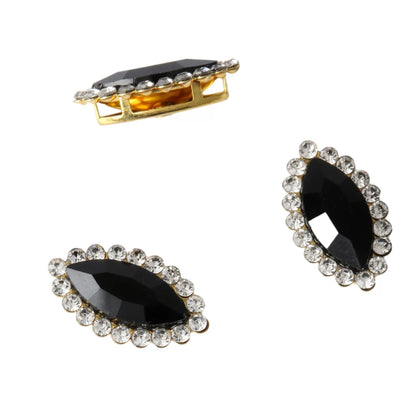 Luxury Crystal Rhinestone Hair Gems – Teardrop Glass Accessories