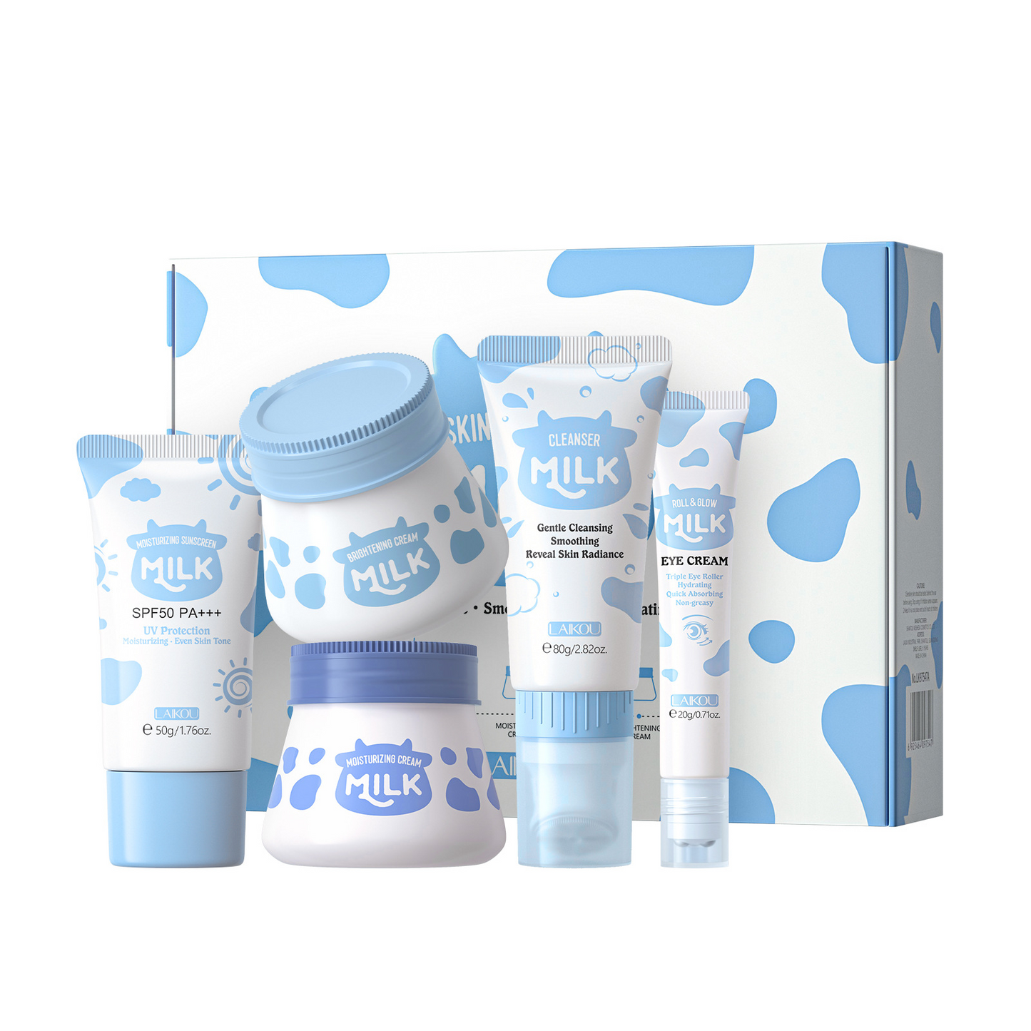 Milk Skin Care Set – Moisturizing Facial Care Collection for Soft & Glowing Skin