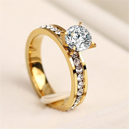 Rhinestone Ring Jewelry