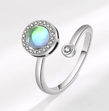 Luxury Opal Adjustable Ring for Women