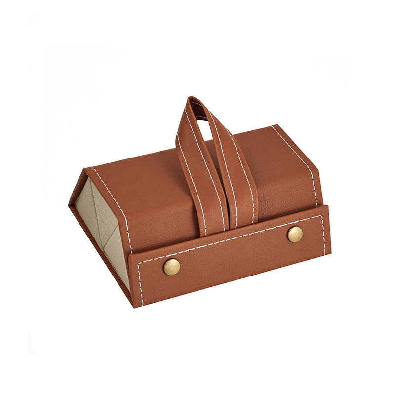 Leather Jewelry Organizer Case