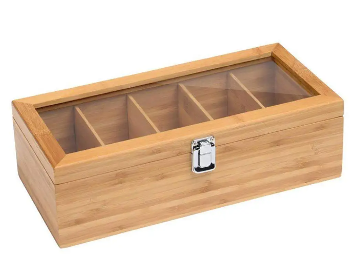 Bamboo Jewelry & Tea Storage Box