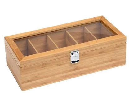 Bamboo Jewelry & Tea Storage Box