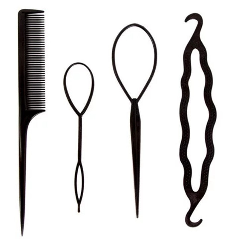 Korean Hair Styling Tool Set – Easy Updo & Braiding Accessories Kit for Women