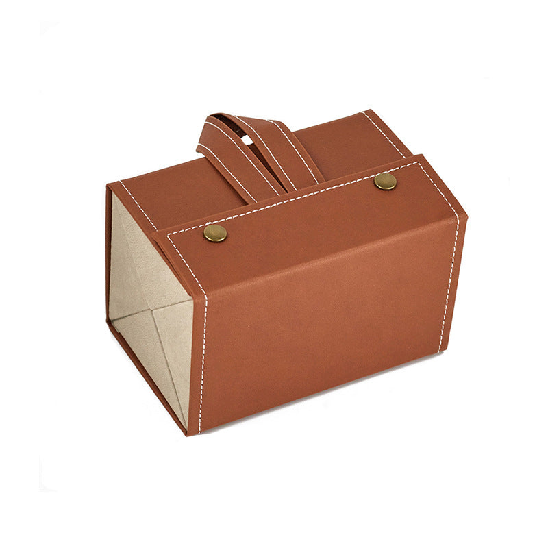 Leather Jewelry Organizer Case