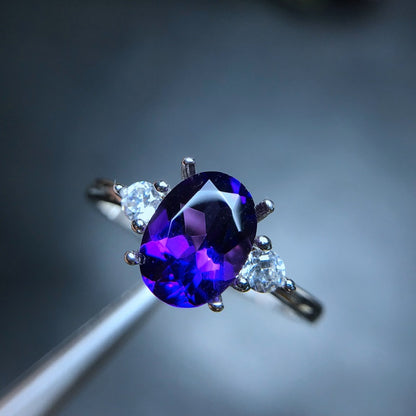 Elegant Purple Gemstone Ring