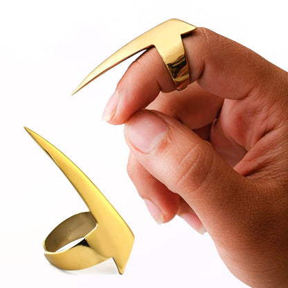 Professional Hair Parting Ring Tool – Precision Sectioning & Braiding Styling Ring (Gold)