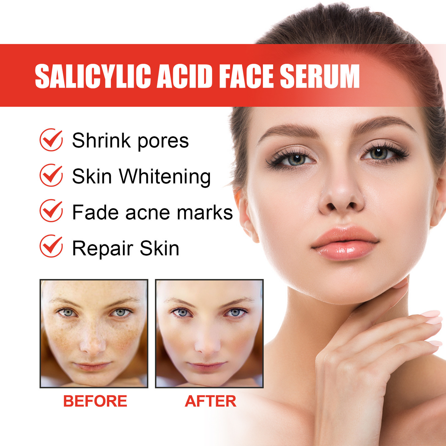 Skin Care Solution – Hydrating Facial Serum for Smooth & Healthy-Looking Skin