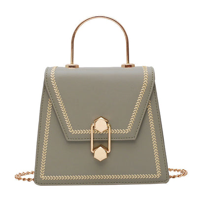 Luxury Chain Top Handle Messenger Handbag for Women