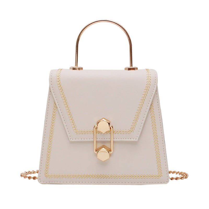 Luxury Chain Top Handle Messenger Handbag for Women