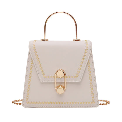 Luxury Chain Top Handle Messenger Handbag for Women