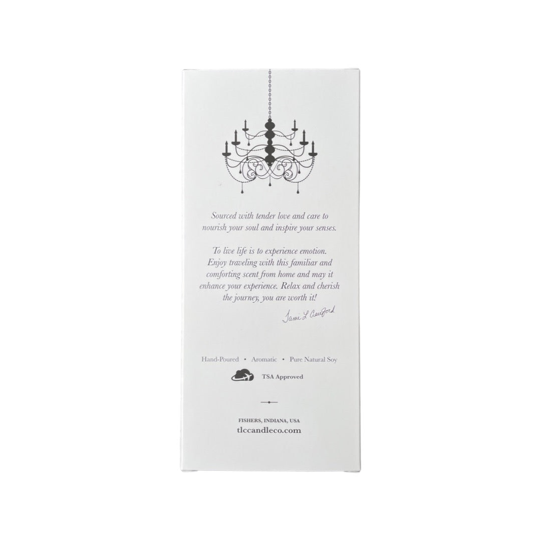 Travel Candle with Matches – Vintage Flannel