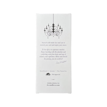 Travel Candle with Matches – Vintage Flannel
