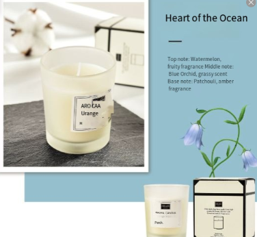 Luxury Aromatherapy Soy Candle – Long Lasting Home Fragrance