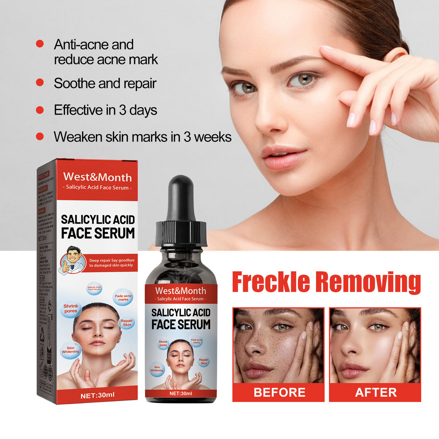 Skin Care Solution – Hydrating Facial Serum for Smooth & Healthy-Looking Skin