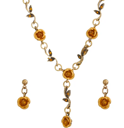 Vintage Rose Jewelry Set