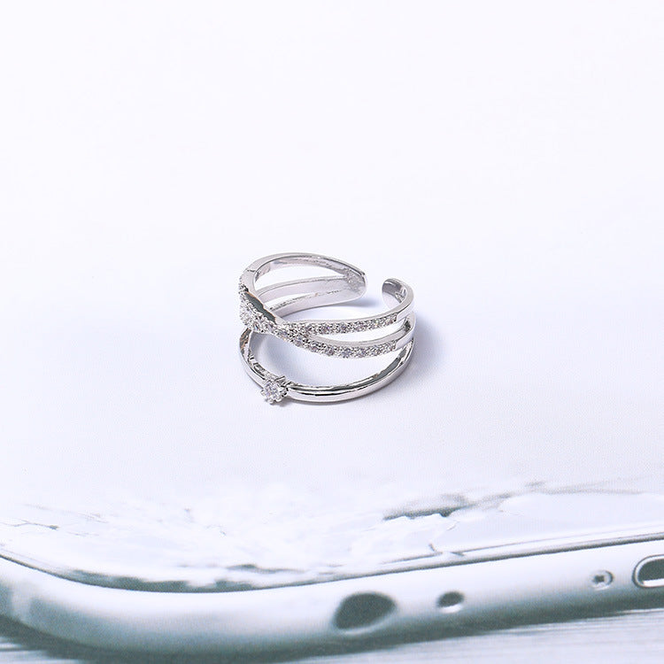 Vintage Adjustable Women’s Ring – Elegant Minimalist Fashion Jewelry