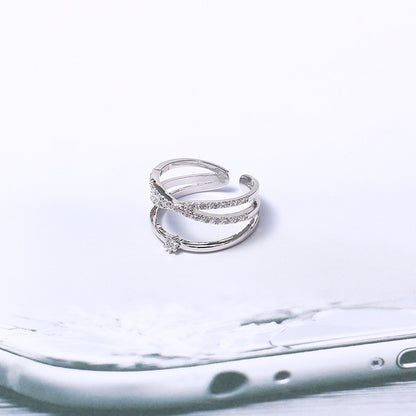 Vintage Adjustable Women’s Ring – Elegant Minimalist Fashion Jewelry