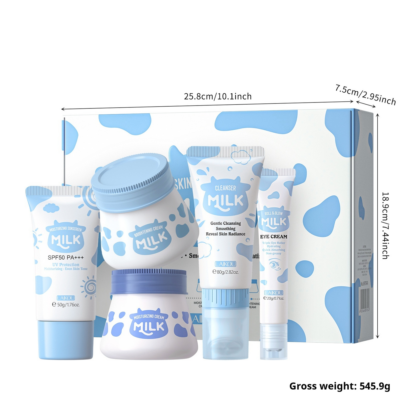 Milk Skin Care Set – Moisturizing Facial Care Collection for Soft & Glowing Skin
