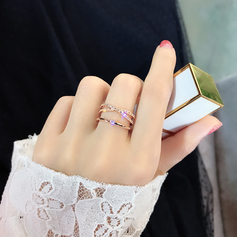 Vintage Adjustable Women’s Ring – Elegant Minimalist Fashion Jewelry