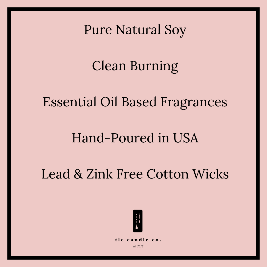 Luxury Striped Stone Soy Candle – Farmer’s Market