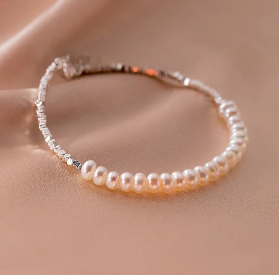 Vintage French Pearl Bracelet for Women